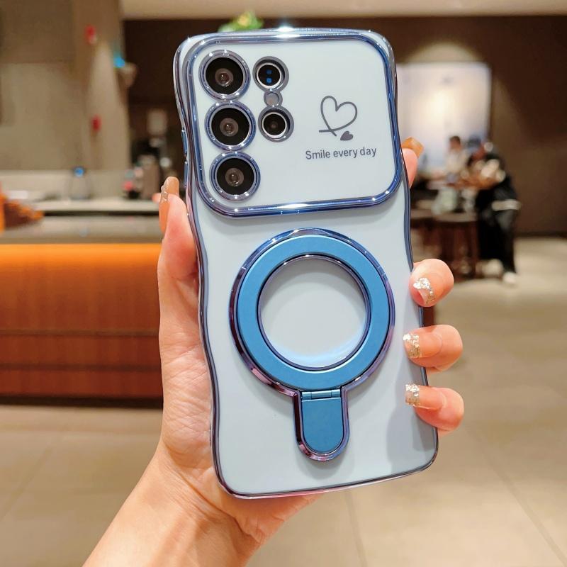 Глянцевый чехол для телефона с волнистой рамкой для Samsung Galaxy S25 Ultra S24 FE S23 S22 Plus S21 TPU мягкий противоударный держатель для кольца задняя крышка Samsung S23 FE светло-синий
Глянцевый чехол для телефона с волнистой рамкой для Samsung Galaxy S25 Ultra S24 FE S23 S22 Plus S21 TPU мягкий противоударный держатель для кольца задняя крышка Samsung S23 FE светло-синий