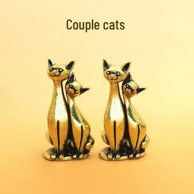 High-End Brass Cat Couple Ornaments – Creative Cultural Handicraft Gifts
High-End Brass Cat Couple Ornaments – Creative Cultural Handicraft Gifts