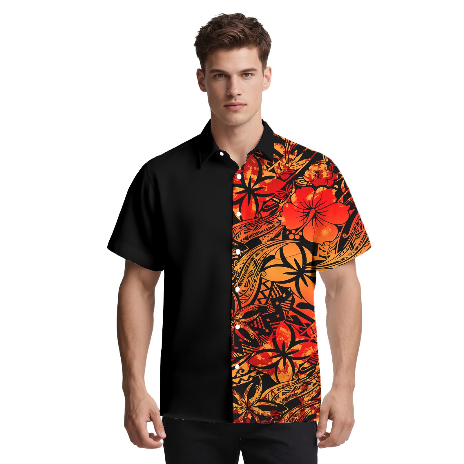 Fashion Button Shirts Set For Beach Samoan Tropical Pattern Print Men Clothes Polynesian Fashion Men s and Women s Shirt S
Fashion Button Shirts Set For Beach Samoan Tropical Pattern Print Men Clothes Polynesian Fashion Men s and Women s Shirt S