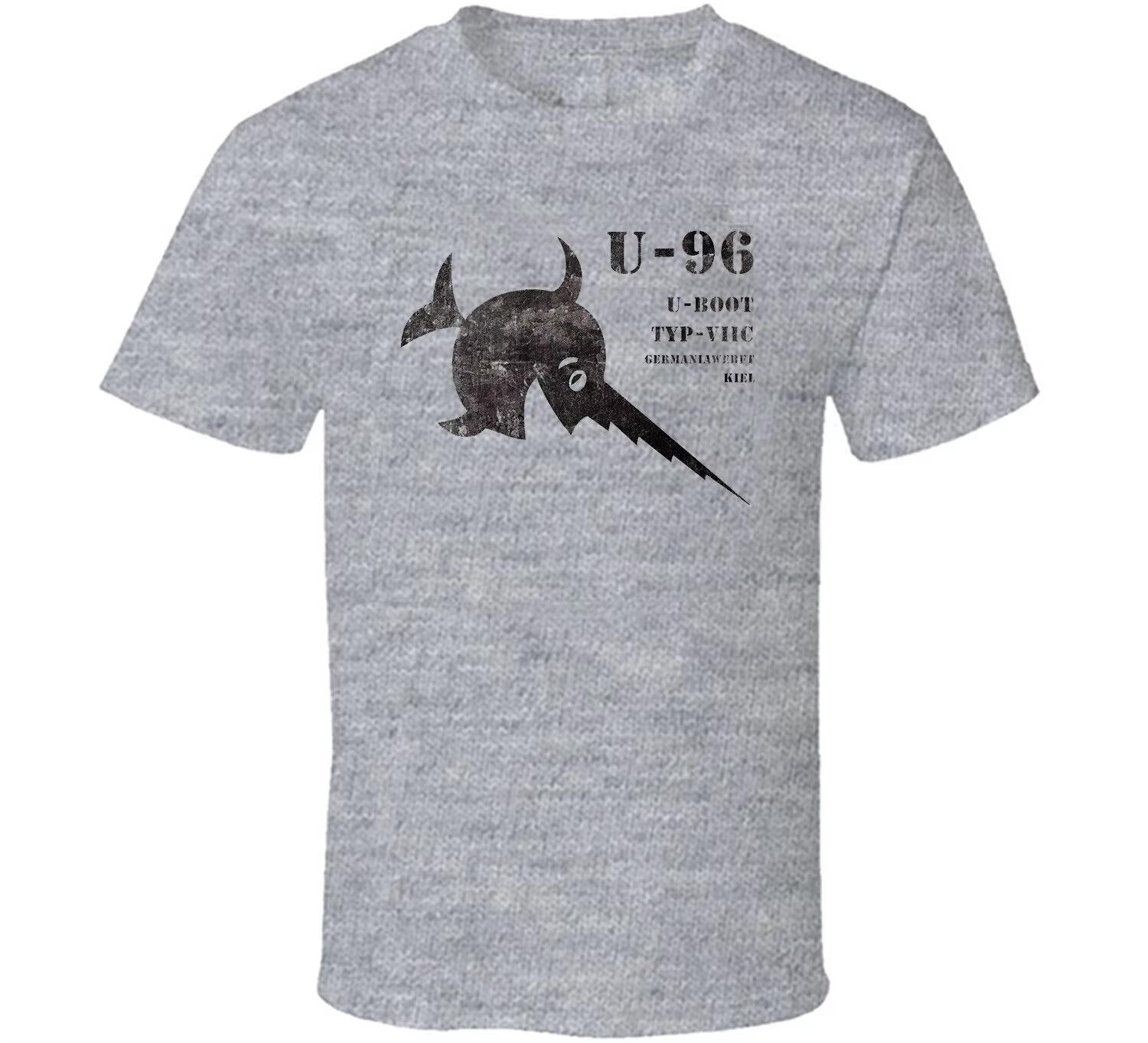 Das Boot Т-shirt з німецьким підводним човном U-96 часів Другої світової війни Бавовняне з круглим вирізом з коротким рукавом Літнє повсякденне чоловіче Т-shirt Розмір L
Das Boot Т-shirt з німецьким підводним човном U-96 часів Другої світової війни Бавовняне з круглим вирізом з коротким рукавом Літнє повсякденне чоловіче Т-shirt Розмір L