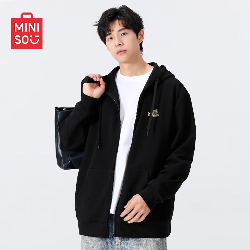 MINISO Men s Heavy Cotton Blend Zip-Up Hoodie 3XL
MINISO Men s Heavy Cotton Blend Zip-Up Hoodie 3XL