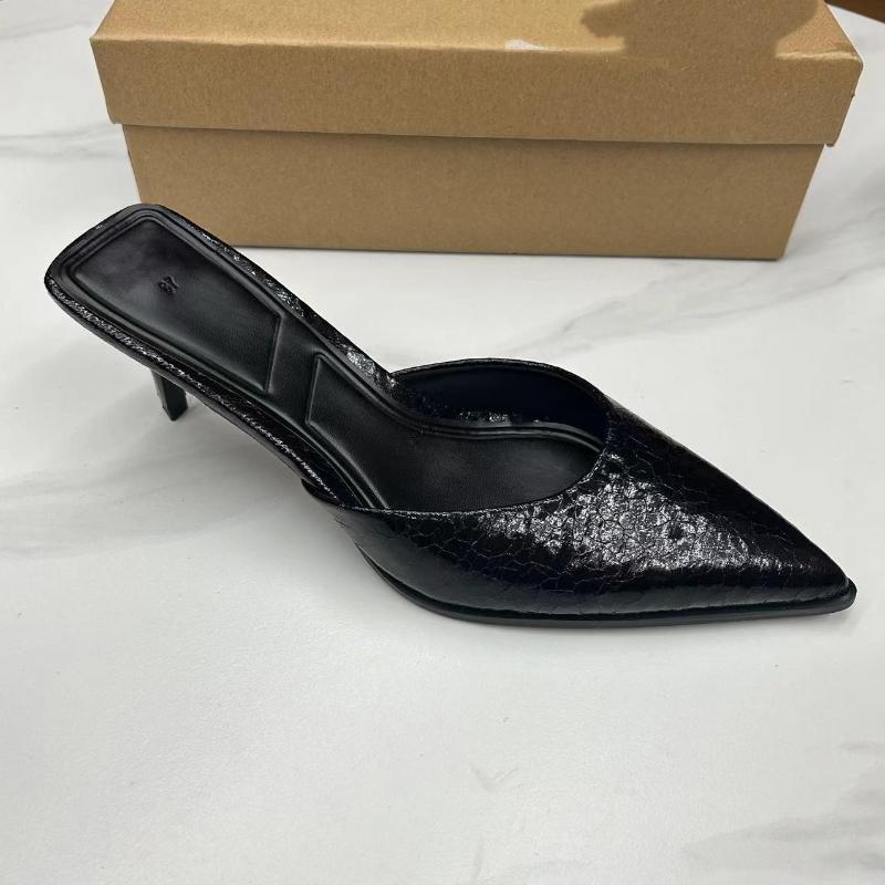Women High Heels Sandals Elegant Pointed Toe Summer Footwear Slip on Party Ladies Mules Shoes 42
Women High Heels Sandals Elegant Pointed Toe Summer Footwear Slip on Party Ladies Mules Shoes 42