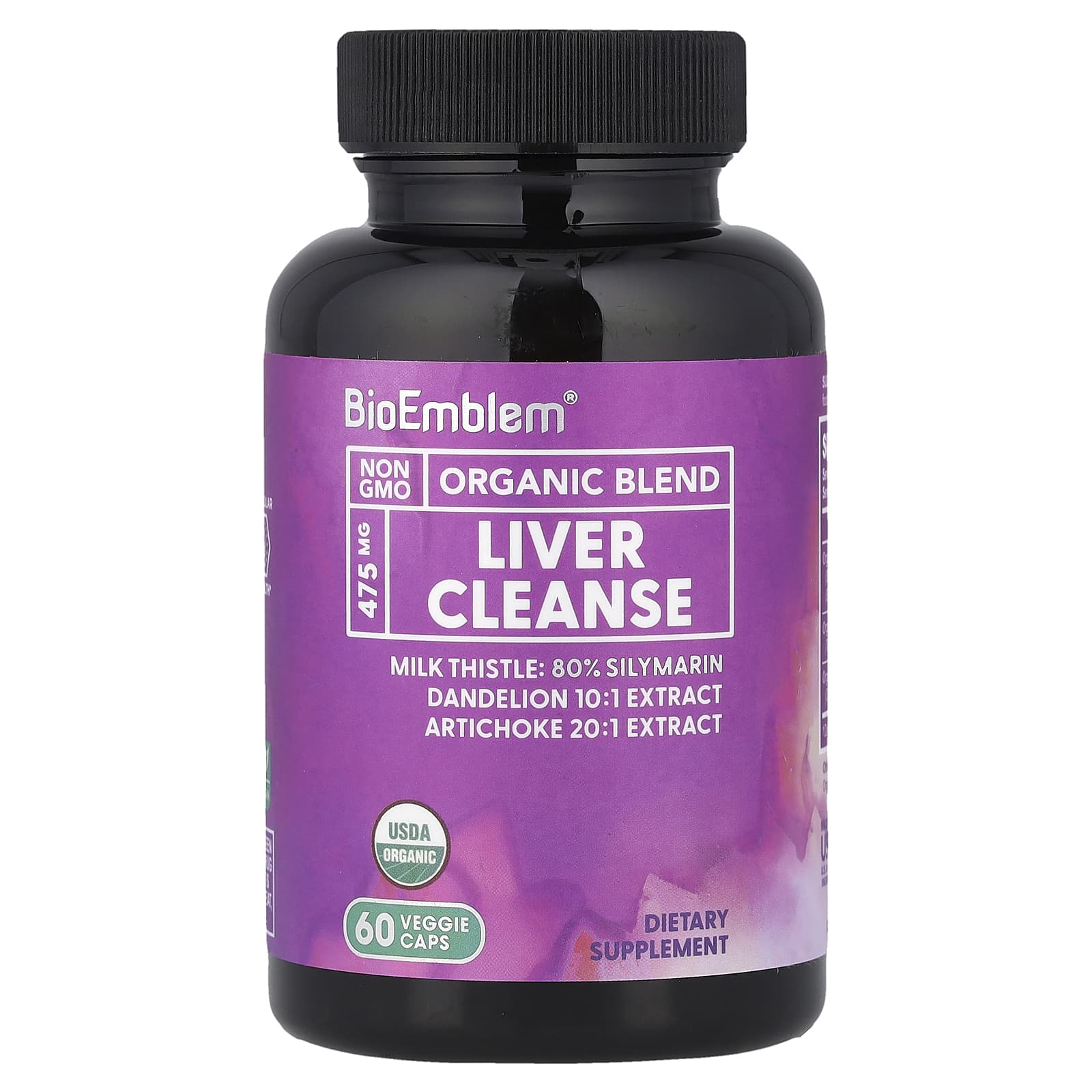 BioEmblem, Organic Blend, Liver Cleanse, 60 Veggie Capsules
BioEmblem, Organic Blend, Liver Cleanse, 60 Veggie Capsules