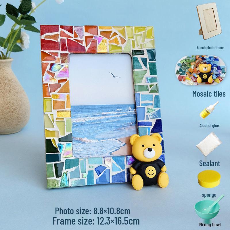 Набор для мозаичной фоторамки своими руками для детей - от 5 до 8 дюймов
Набор для мозаичной фоторамки своими руками для детей - от 5 до 8 дюймов