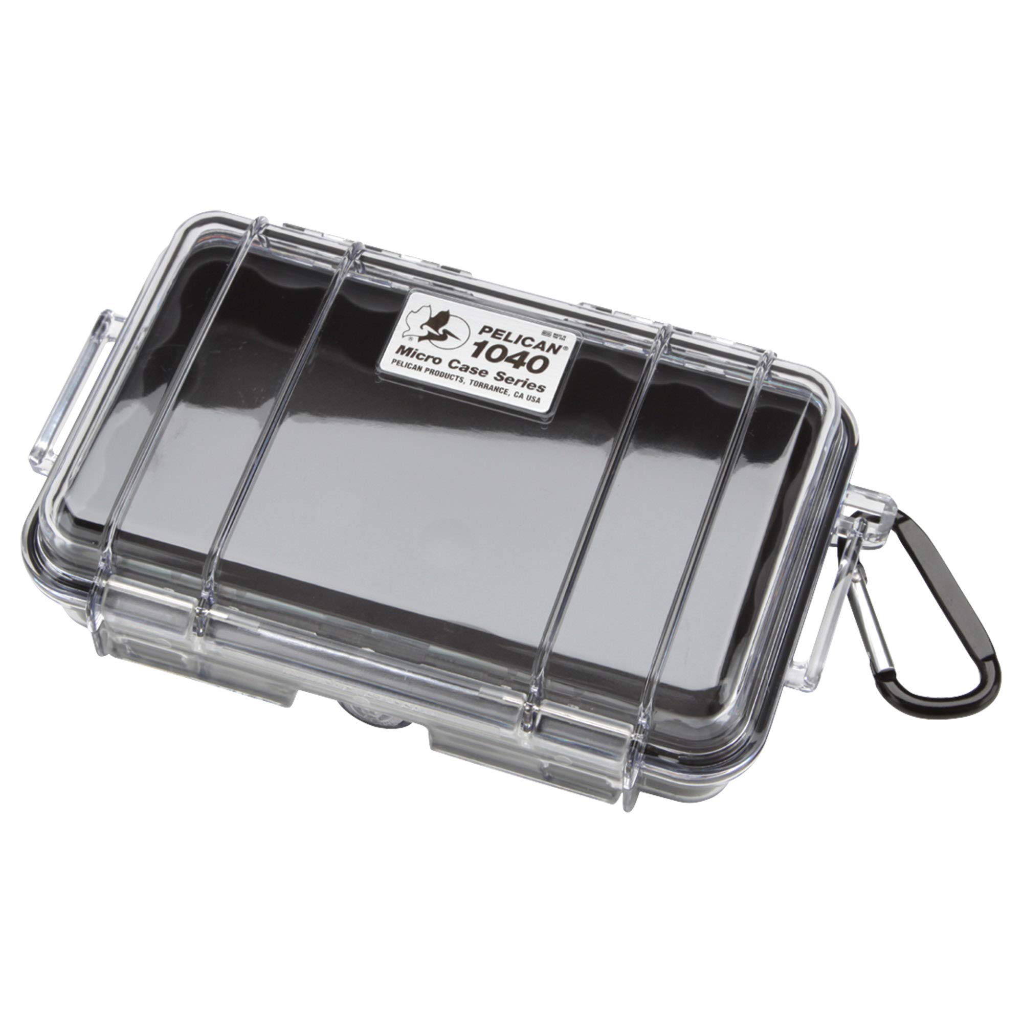 PELICAN Small Waterproof Hard Case 1040HK Black/Clear 1040HKBKCR 0.5L
PELICAN Small Waterproof Hard Case 1040HK Black/Clear 1040HKBKCR 0.5L