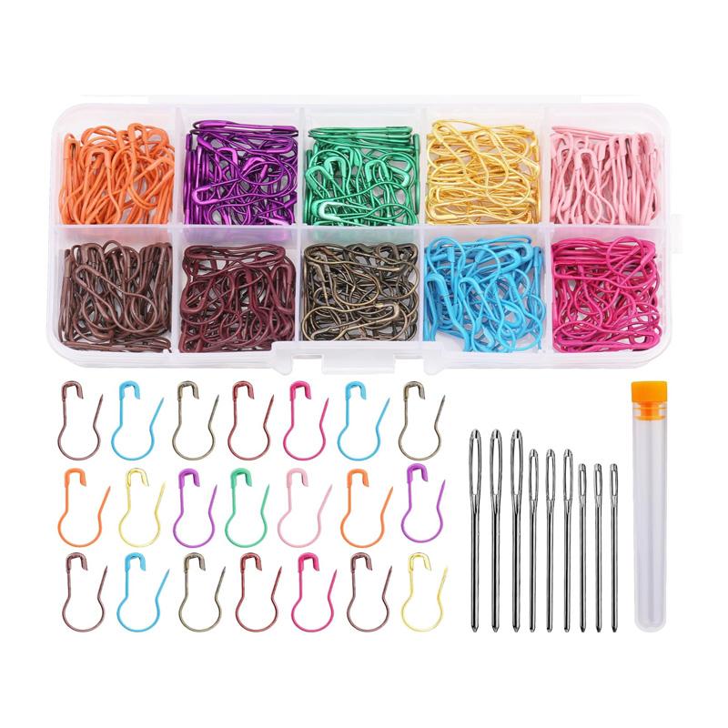 10 Colors 300Pcs Markers Crochet with 9Pcs with Blunt Sewing Needles Set Safety Pin Knitting Stitch Markers Crochet Accessories
10 Colors 300Pcs Markers Crochet with 9Pcs with Blunt Sewing Needles Set Safety Pin Knitting Stitch Markers Crochet Accessories