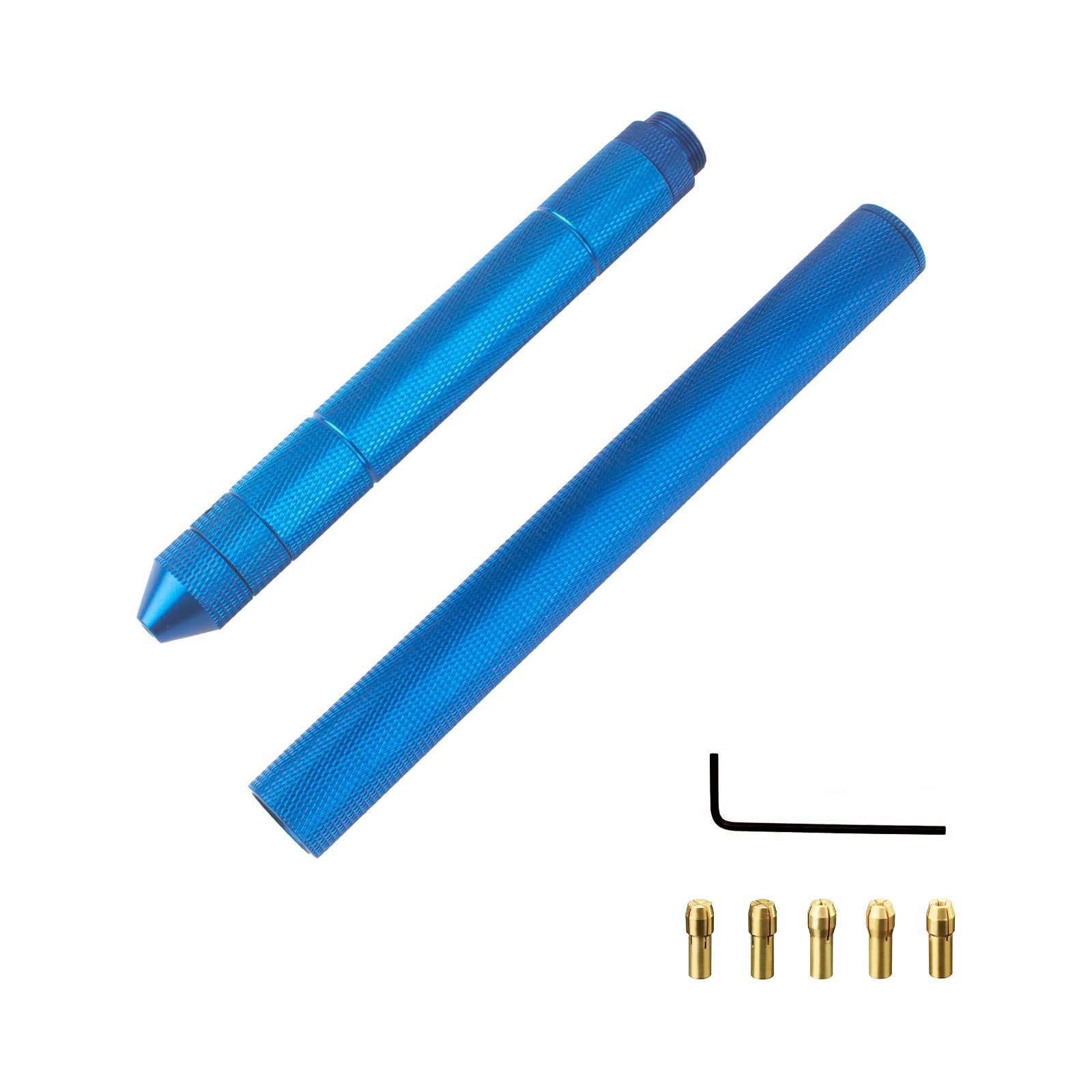 Tungsten Needle Holder Collets are available in various sizes to accommodate tungsten needle grinding tips of different sizes. синій
Tungsten Needle Holder Collets are available in various sizes to accommodate tungsten needle grinding tips of different sizes. синій