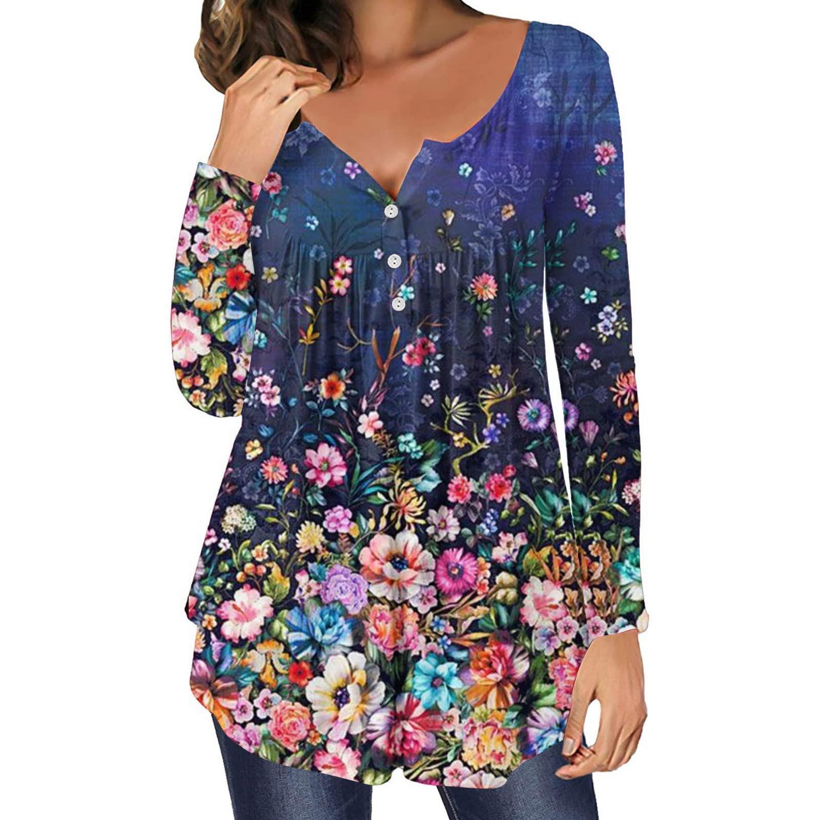 Women Fashion Casual Button Neck O-neck Printed Long Sleeves Loose Shirt Top XXL фіолетовий
Women Fashion Casual Button Neck O-neck Printed Long Sleeves Loose Shirt Top XXL фіолетовий