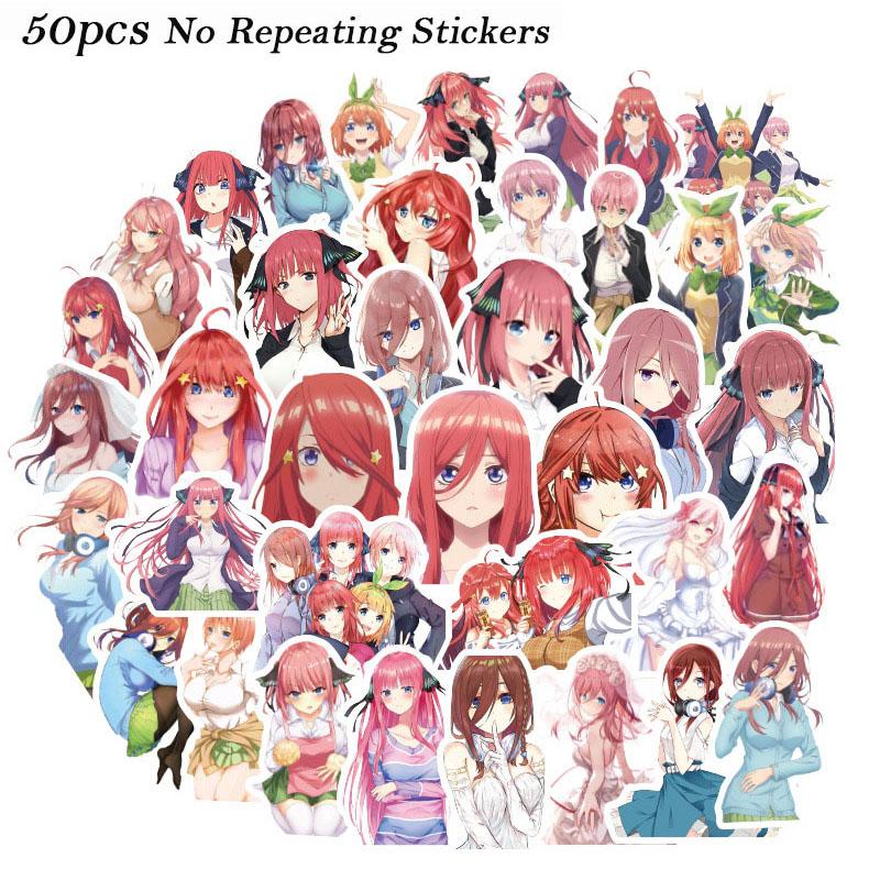 The 50pcs Quintessential Quintuplets Cute Cartoon Stickers For Skateboard Laptop
The 50pcs Quintessential Quintuplets Cute Cartoon Stickers For Skateboard Laptop
