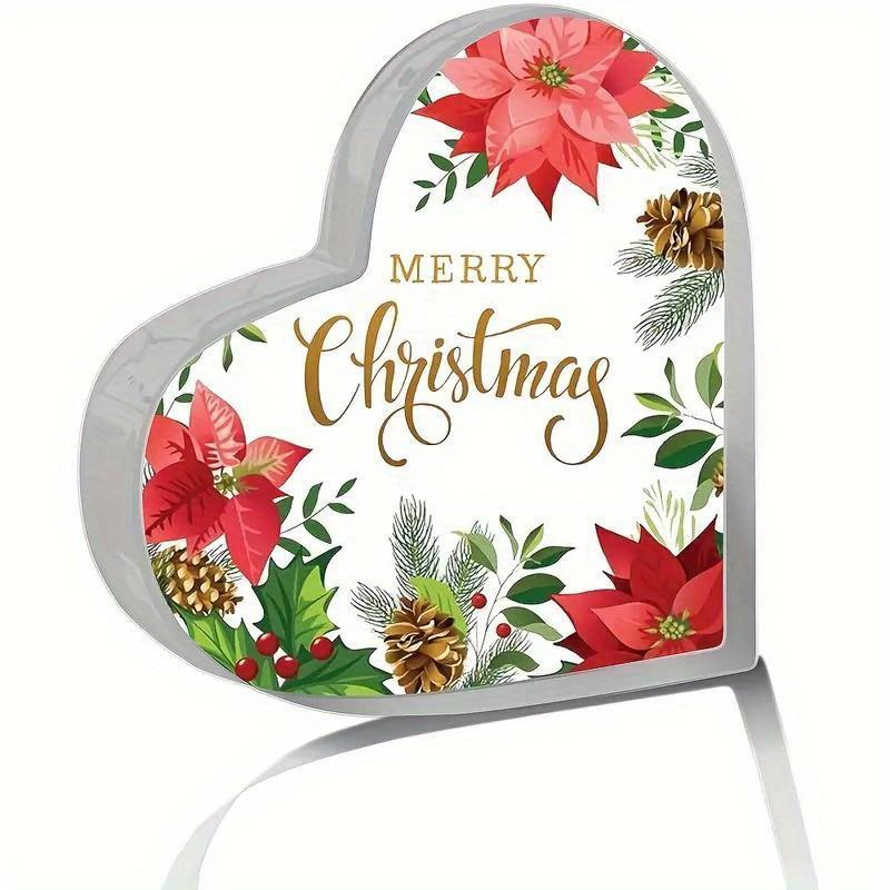 Vintage Acrylic Sign, Charming Red Leaf Heart-Shaped Acrylic Christmas Ornament - Perfect Keepsake & Thank You Gift for Friends and Family 10*10cm
Vintage Acrylic Sign, Charming Red Leaf Heart-Shaped Acrylic Christmas Ornament - Perfect Keepsake & Thank You Gift for Friends and Family 10*10cm