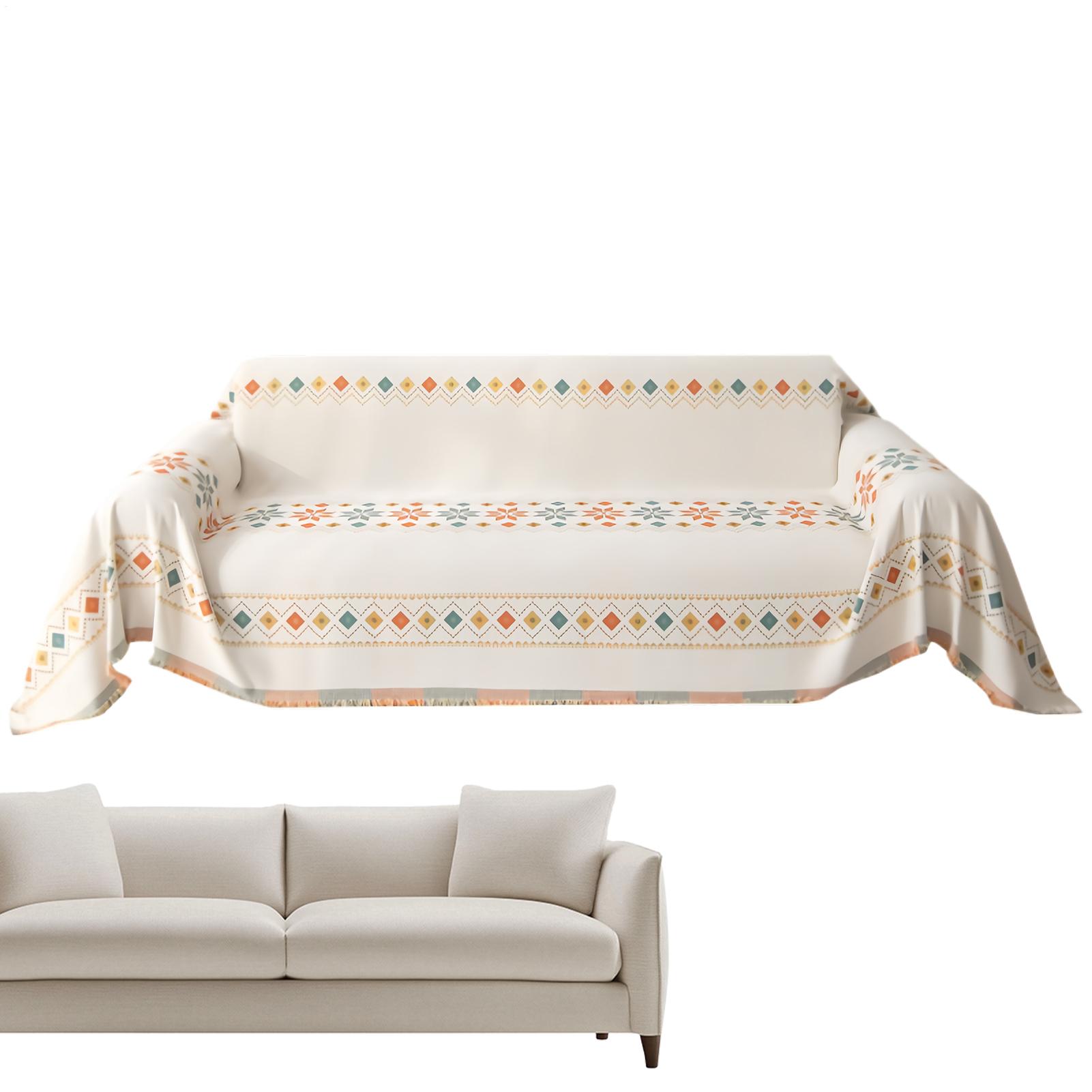 Double Sided Bohemian Sofa Cover With Tassels Soft Couch Cover Protector 118x71 Inch Reversible Furniture Protective Supplies CHINA
Double Sided Bohemian Sofa Cover With Tassels Soft Couch Cover Protector 118x71 Inch Reversible Furniture Protective Supplies CHINA