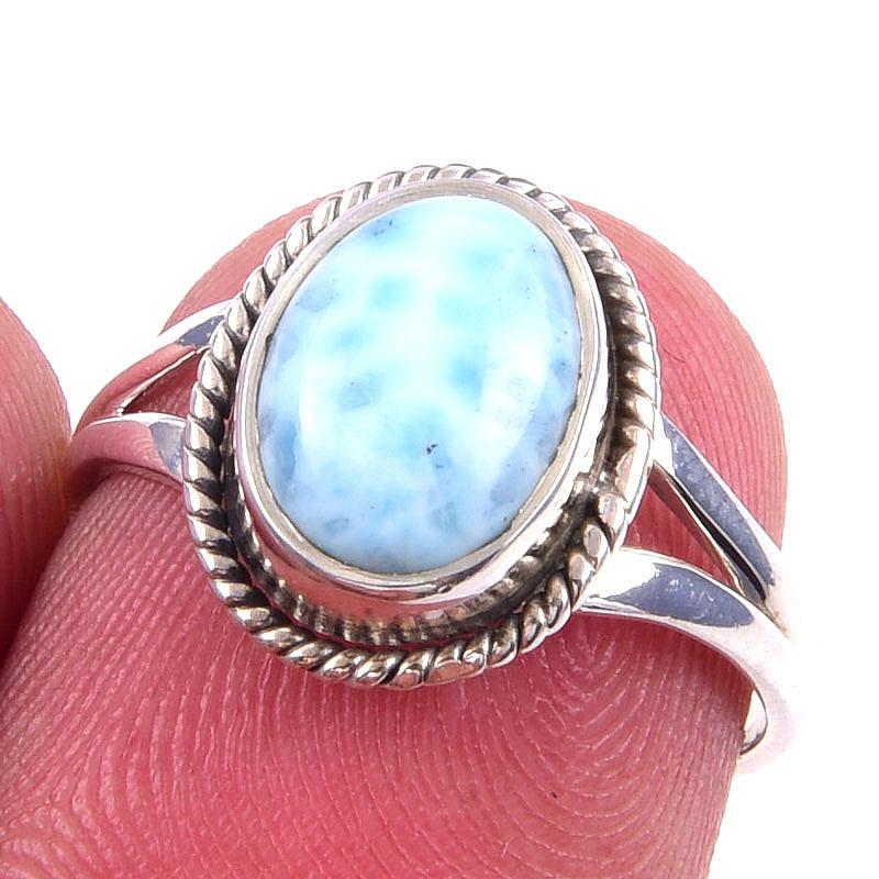 Кольцо из стерлингового серебра 925 пробы с драгоценным камнем Natural Republic Larimar S.6 N4U69
Кольцо из стерлингового серебра 925 пробы с драгоценным камнем Natural Republic Larimar S.6 N4U69