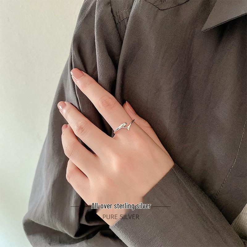 Banyan Tree S925 Sterling Silver Dolphin & Fish Open Ring - Korean Style, Ocean-Inspired, Cute and Simple Design. Adjustable Open
Banyan Tree S925 Sterling Silver Dolphin & Fish Open Ring - Korean Style, Ocean-Inspired, Cute and Simple Design. Adjustable Open
