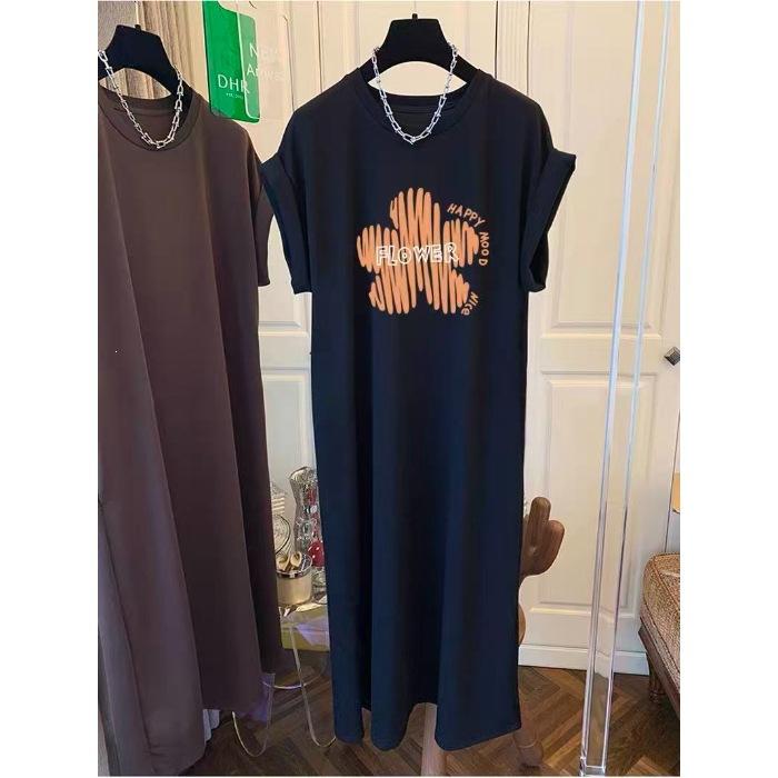 T-shirt Dress, Loose Large-sized Dress, Slit Long Dress, Summer Dress 4XL чорний
T-shirt Dress, Loose Large-sized Dress, Slit Long Dress, Summer Dress 4XL чорний