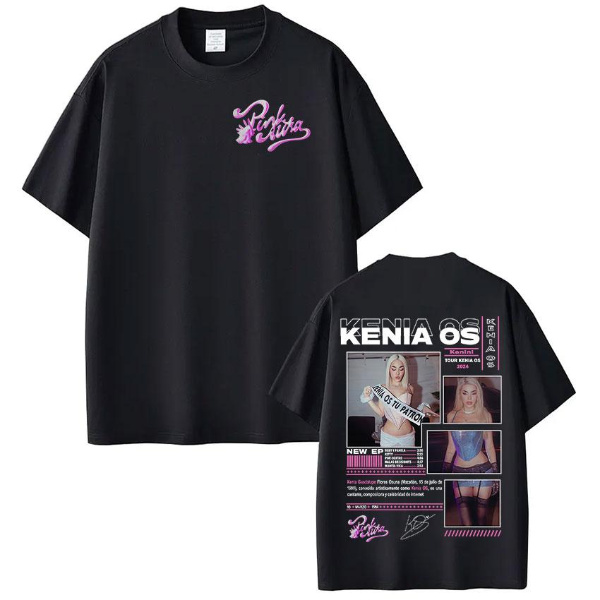 Singer Kenia Os Pink Aura Tour Album Merch Graphic T Shirt Unisex Women Retro Aesthetic TShirts Casual Oversized Short Sleeve Tees 4XL
Singer Kenia Os Pink Aura Tour Album Merch Graphic T Shirt Unisex Women Retro Aesthetic TShirts Casual Oversized Short Sleeve Tees 4XL