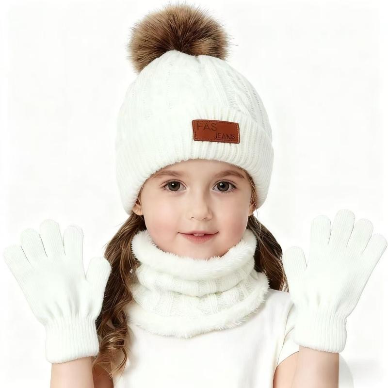 Baby Winter Knitted Hat Gloves Scarf Sets Boys Girls Warm Ear Protection Beanie Hat Gloves Knit Children S Winter Accessories A3
Baby Winter Knitted Hat Gloves Scarf Sets Boys Girls Warm Ear Protection Beanie Hat Gloves Knit Children S Winter Accessories A3