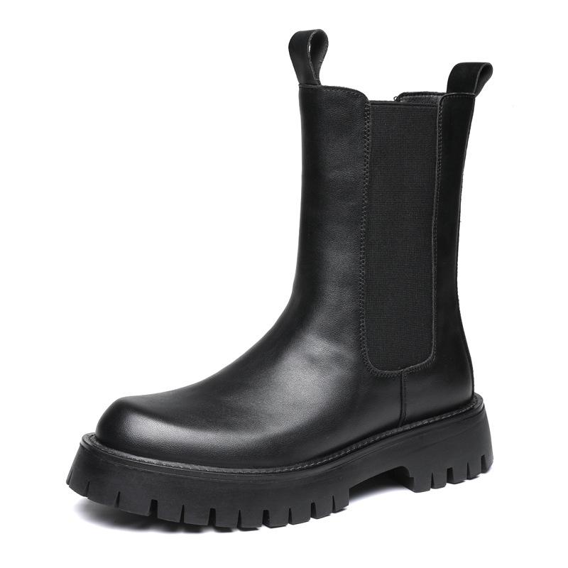 Мужские ботинки в английском стиле, черные, модные, из мягкой кожи, на платформе, сценическая обувь для ночного клуба, высокие ботинки, красивые челси, длинные боты, мужские 280 чёрный
Мужские ботинки в английском стиле, черные, модные, из мягкой кожи, на платформе, сценическая обувь для ночного клуба, высокие ботинки, красивые челси, длинные боты, мужские 280 чёрный