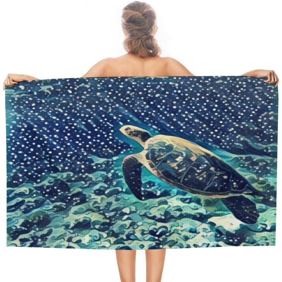 Beach Towels Oversized Sea Turtle Blue Ocean Wave Hand Bath Towel Pool Towel Sandproof Quick Dry Large Mircofiber Absorbent W30*H60(CM)
Beach Towels Oversized Sea Turtle Blue Ocean Wave Hand Bath Towel Pool Towel Sandproof Quick Dry Large Mircofiber Absorbent W30*H60(CM)