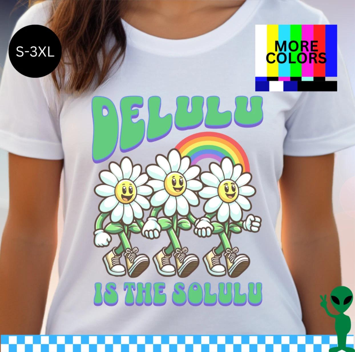 Delulu is the Solulu Shirt S-3XL Unisex Short-Sleeve M
Delulu is the Solulu Shirt S-3XL Unisex Short-Sleeve M