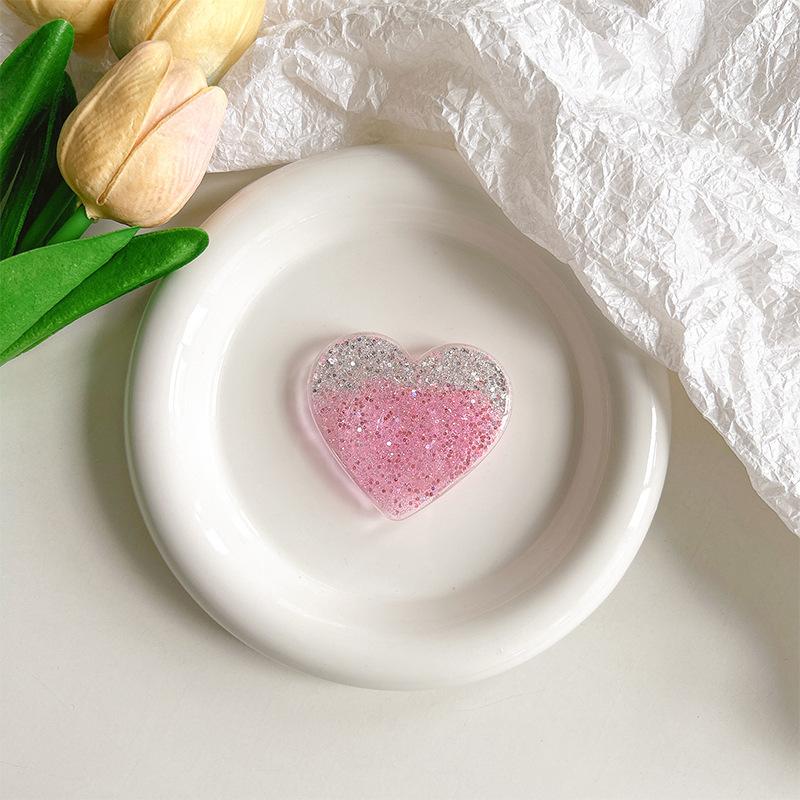 Color Love Glitter Mobile Phone Airbag Holder Wind Paste Retractable Round Lazy Ring Buckle
Color Love Glitter Mobile Phone Airbag Holder Wind Paste Retractable Round Lazy Ring Buckle