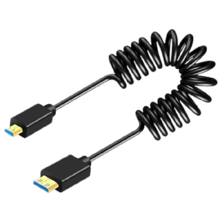 Spring Coiled UHD2.1 Cable 8K Support Wear Resistant Connector Line for Cameras Projectors TVs 1
Spring Coiled UHD2.1 Cable 8K Support Wear Resistant Connector Line for Cameras Projectors TVs 1
