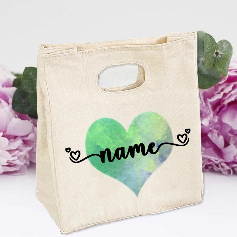 Personal Custom Name DIY Functional Cooler Lunch Box Portable Insulated Bento Bag Thermal Picnic Food Bags Gift for Women Kids
Personal Custom Name DIY Functional Cooler Lunch Box Portable Insulated Bento Bag Thermal Picnic Food Bags Gift for Women Kids
