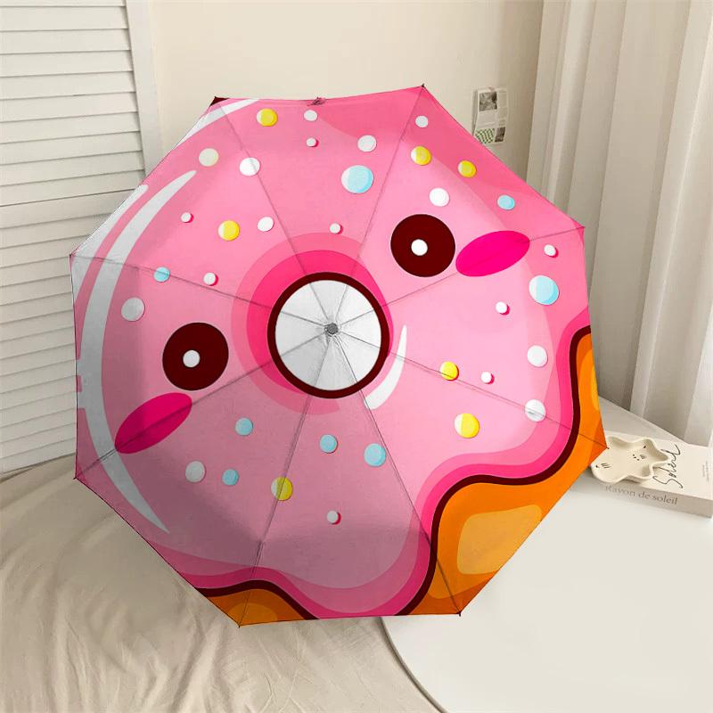 1PC donut sprinkles Automatic Open/Close Umbrella with Windproof, 8-Rib Sturdy Canopy, Durable Ribs, Fashionable Design1375A
1PC donut sprinkles Automatic Open/Close Umbrella with Windproof, 8-Rib Sturdy Canopy, Durable Ribs, Fashionable Design1375A