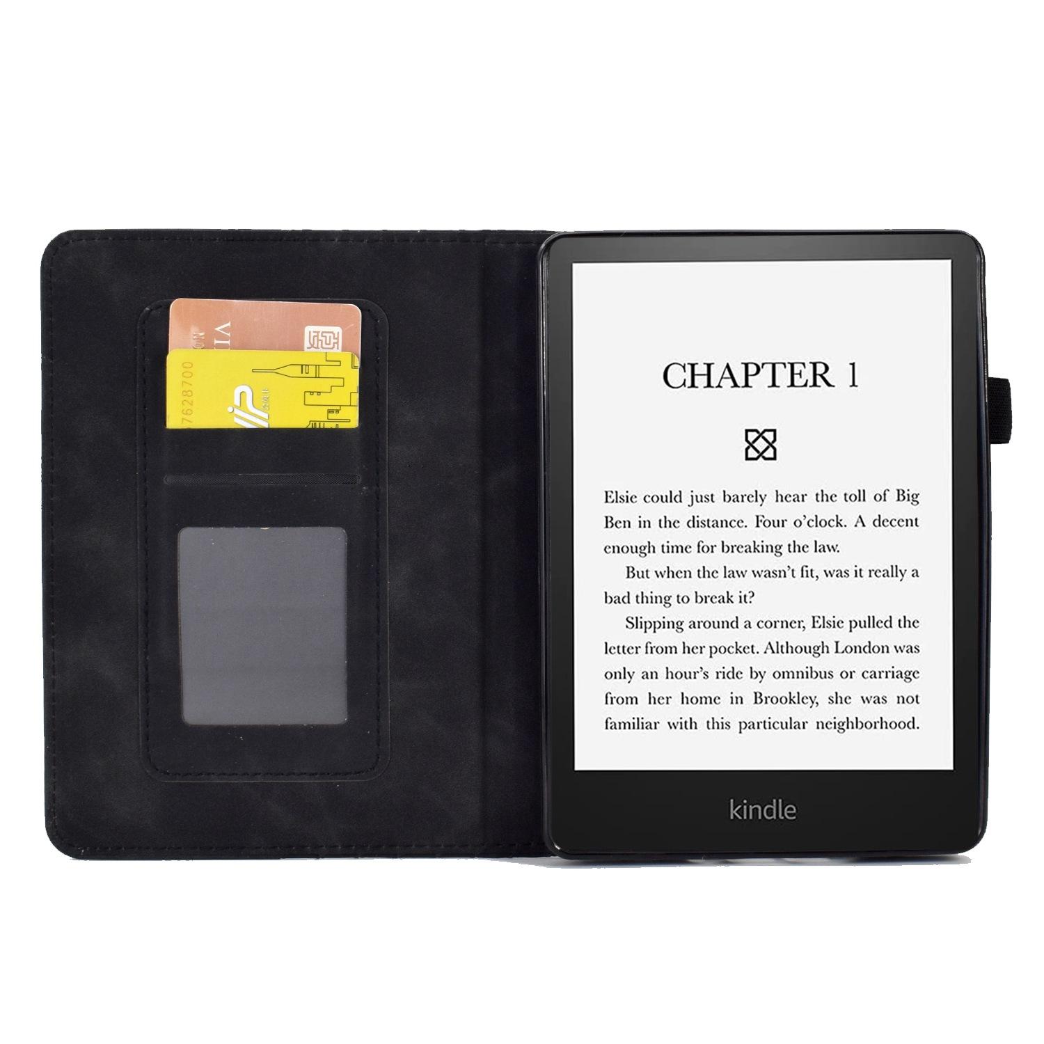 For Amazon Kindle Paperwhite 5 (2021) Anti-Drop Case Auto Wake/Sleep Cover Pattern Imprinted Tablet Protector with Card Slots/Stand Green
For Amazon Kindle Paperwhite 5 (2021) Anti-Drop Case Auto Wake/Sleep Cover Pattern Imprinted Tablet Protector with Card Slots/Stand Green