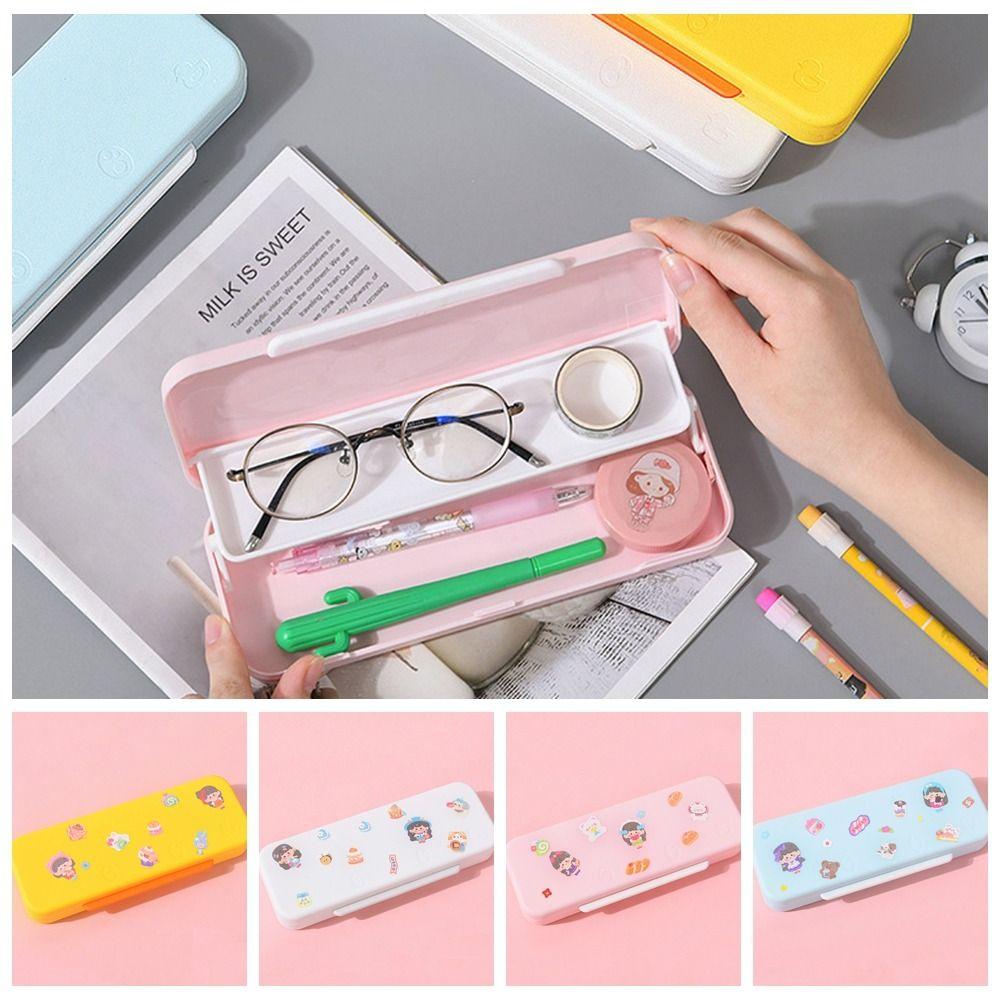 Stationery Case Plastic Pencil Case Multifunctional Student Pen Case Kids Children Gifts
Stationery Case Plastic Pencil Case Multifunctional Student Pen Case Kids Children Gifts
