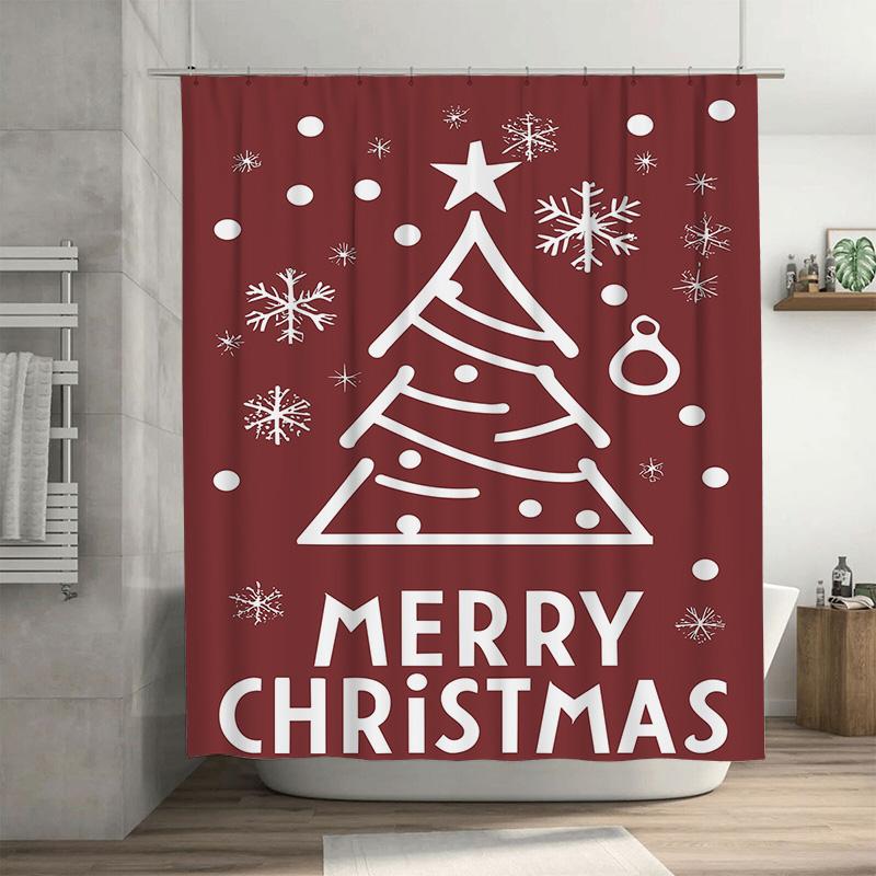 Tuniu Charming Christmas Tree Shower Curtain Festive Holiday Decor Cute Bathroom Fabric Panel Merry Xmas Home Accent Cozy Vibes W60H190(CM)-1 Pcs
Tuniu Charming Christmas Tree Shower Curtain Festive Holiday Decor Cute Bathroom Fabric Panel Merry Xmas Home Accent Cozy Vibes W60H190(CM)-1 Pcs