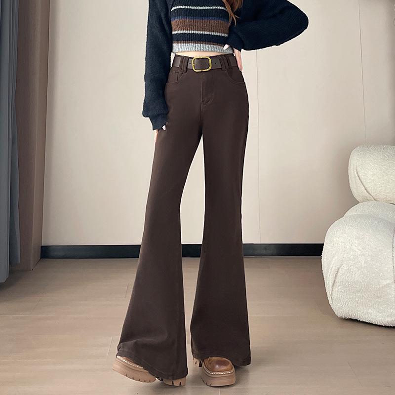 Coffee-Colored Women s Slim-Fit Stretchy Flared Jeans - New Autumn/Winter Style, Flattering Floor-Length Micro-Flare Medium
Coffee-Colored Women s Slim-Fit Stretchy Flared Jeans - New Autumn/Winter Style, Flattering Floor-Length Micro-Flare Medium