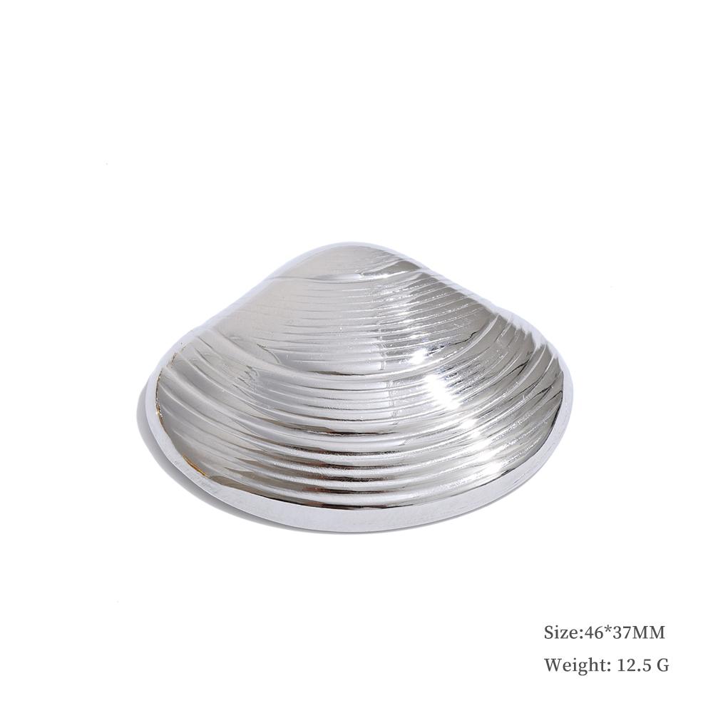 Yhpup Ocean Style Stainless Steel Conch Shell Brooch Pin for Women Men Unisex Clothing Accessories Trendy Attractive Jewelry
Yhpup Ocean Style Stainless Steel Conch Shell Brooch Pin for Women Men Unisex Clothing Accessories Trendy Attractive Jewelry