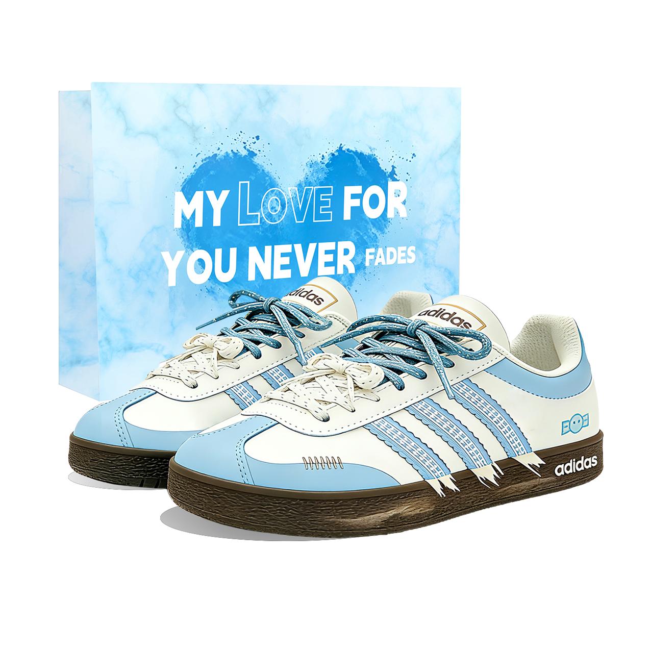 Adidas Vl Court Classic Ice Blue Prologue Height Increasing Low top Skateboard Shoes Unisex Blue White JQ2470(TeamX-) 38
Adidas Vl Court Classic Ice Blue Prologue Height Increasing Low top Skateboard Shoes Unisex Blue White JQ2470(TeamX-) 38