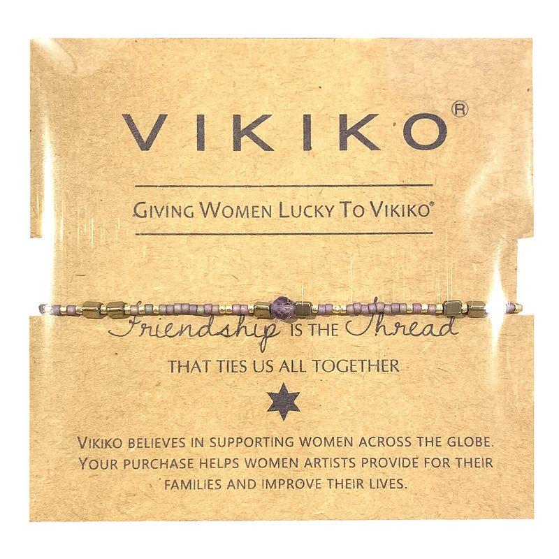 Vikiko Love Amethyst Special-Interest Design Semi-Precious Stone Purple
Vikiko Love Amethyst Special-Interest Design Semi-Precious Stone Purple