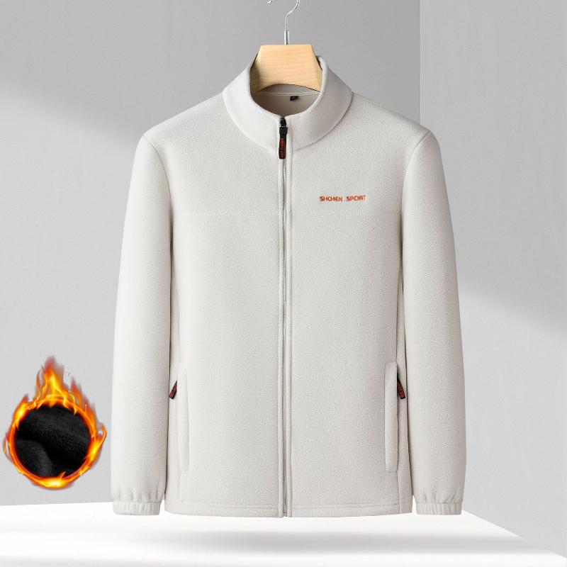 Мужские осенне-зимние куртки из полар-флиса – Флисовые куртки с воротником-стойкой и бархатной подкладкой XXXXL белый
Мужские осенне-зимние куртки из полар-флиса – Флисовые куртки с воротником-стойкой и бархатной подкладкой XXXXL белый