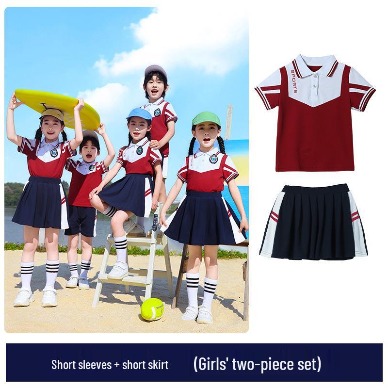 Primary School & Kindergarten Uniform: Spring/Autumn Two-Piece, Sports Three-Piece, or Four-Piece Windbreaker Set. 120 cm
Primary School & Kindergarten Uniform: Spring/Autumn Two-Piece, Sports Three-Piece, or Four-Piece Windbreaker Set. 120 cm