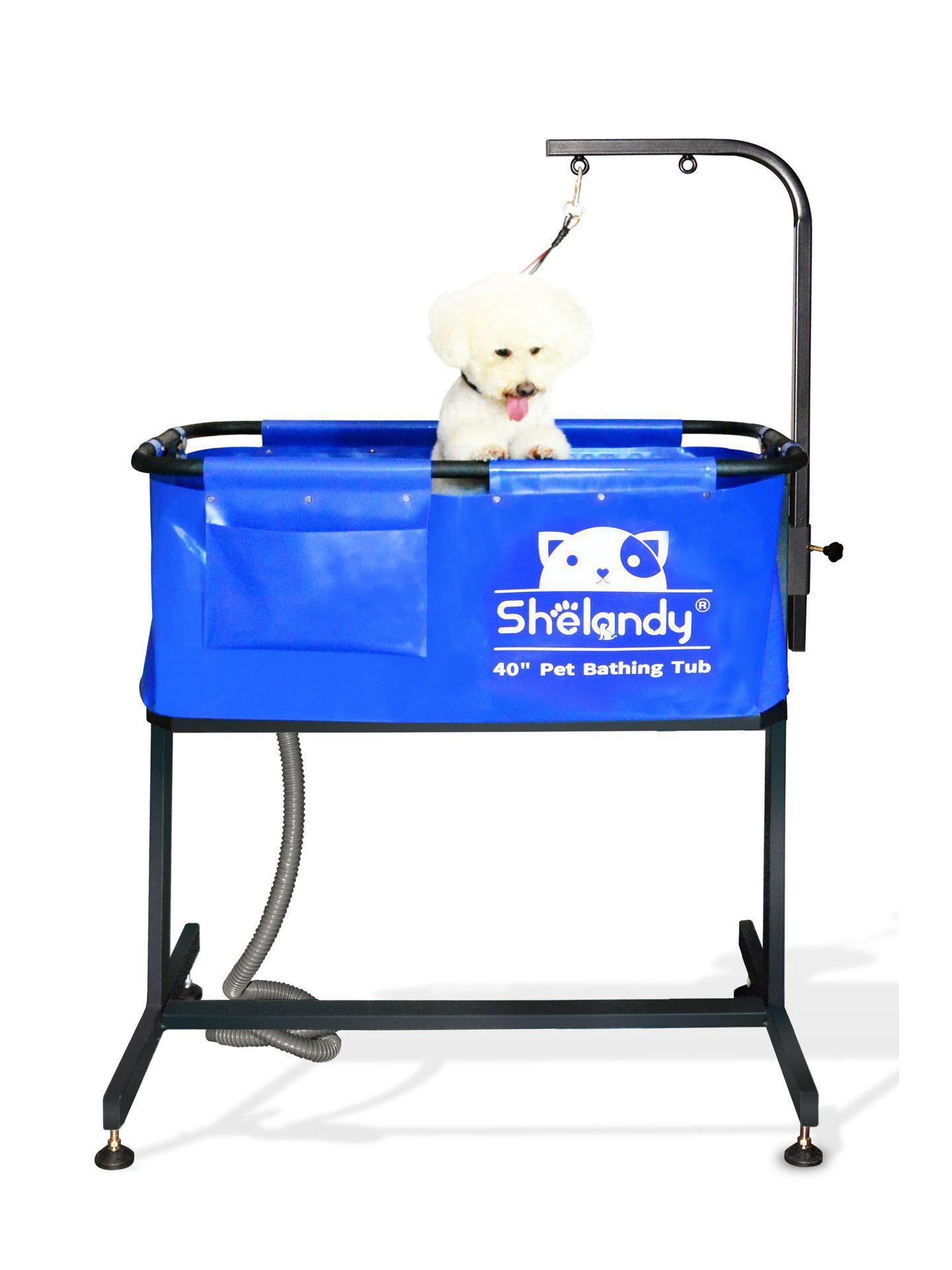 Складной бассейн для купания кошек и собак Shelandy Packing size: 108.5*63.5*15 cm синий
Складной бассейн для купания кошек и собак Shelandy Packing size: 108.5*63.5*15 cm синий