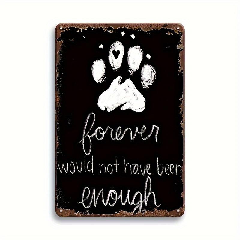 Vintage Metal Sign with Humorous Dog Lover Style Never Enough Humor Home Bar Kitchen Decor Wall Art Suitable for I 20x30cm
Vintage Metal Sign with Humorous Dog Lover Style Never Enough Humor Home Bar Kitchen Decor Wall Art Suitable for I 20x30cm