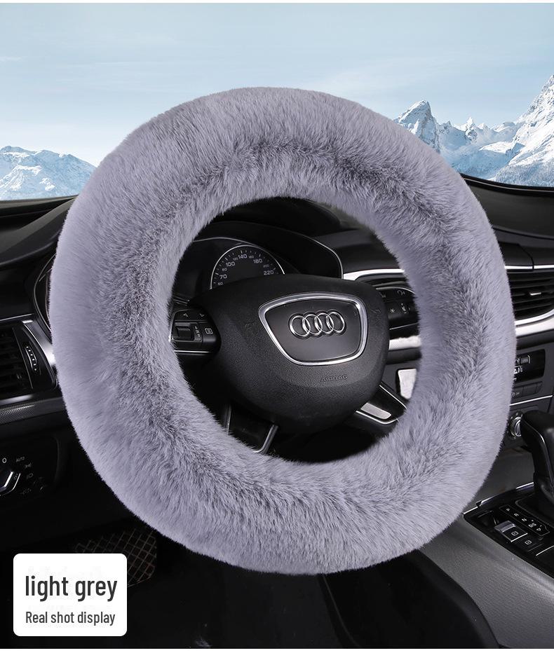 Мягкий чехол на руль автомобиля «Зимний кролик»: Новый стиль, теплая нескользящая защита 38 cm
Мягкий чехол на руль автомобиля «Зимний кролик»: Новый стиль, теплая нескользящая защита 38 cm