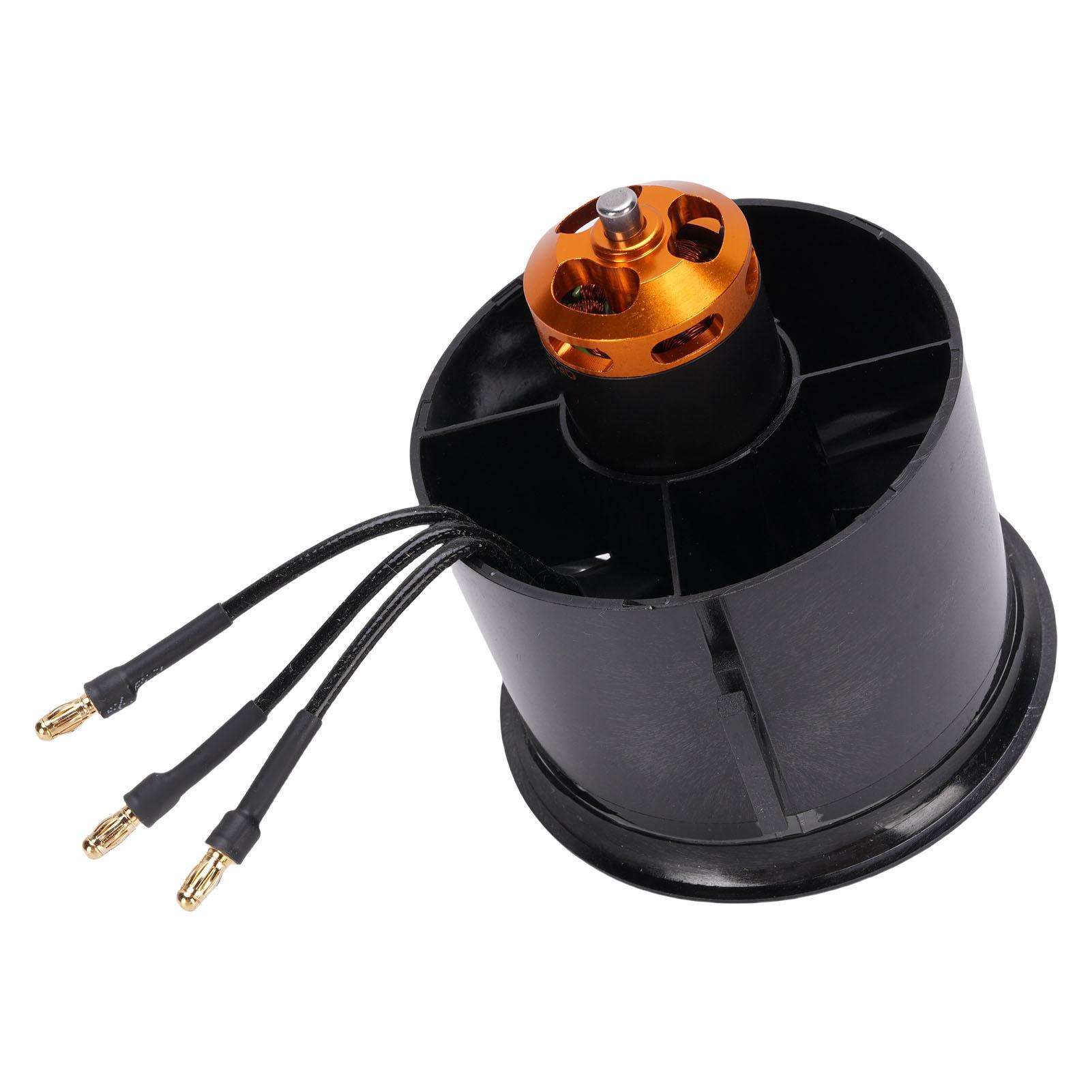 70mm Ducted Fan 1900G Thrust 12 Blade EDF with 1800KV Brushless Motor Control Board for Violent Turbine Fans 
70mm Ducted Fan 1900G Thrust 12 Blade EDF with 1800KV Brushless Motor Control Board for Violent Turbine Fans