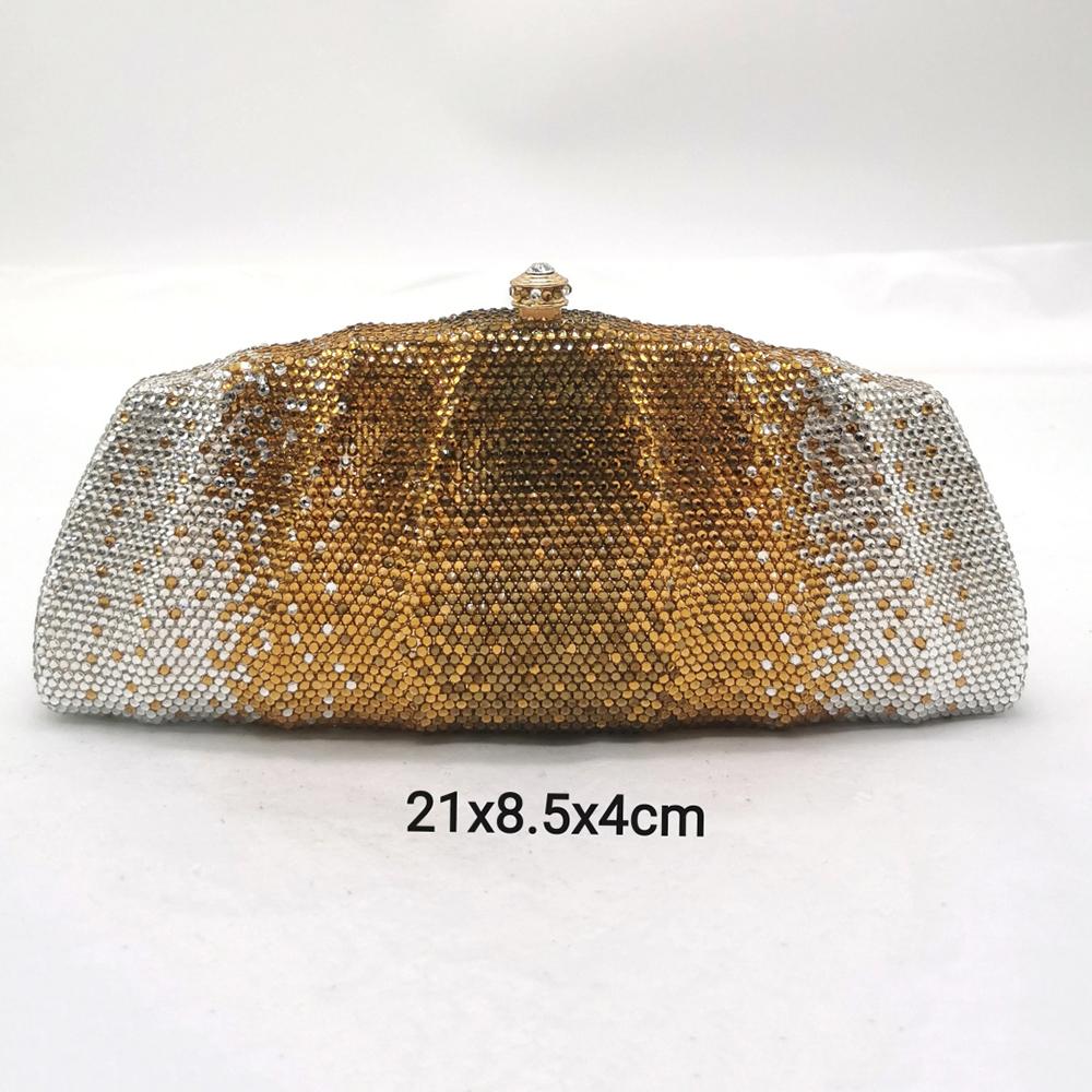 White Evening Crystal Bag Rhinestone Formal Bling Clutches Bags Party Wedding Sparkling Clutches Diamond Handbags Women Purses 21cmX8.5cmX4cm
White Evening Crystal Bag Rhinestone Formal Bling Clutches Bags Party Wedding Sparkling Clutches Diamond Handbags Women Purses 21cmX8.5cmX4cm