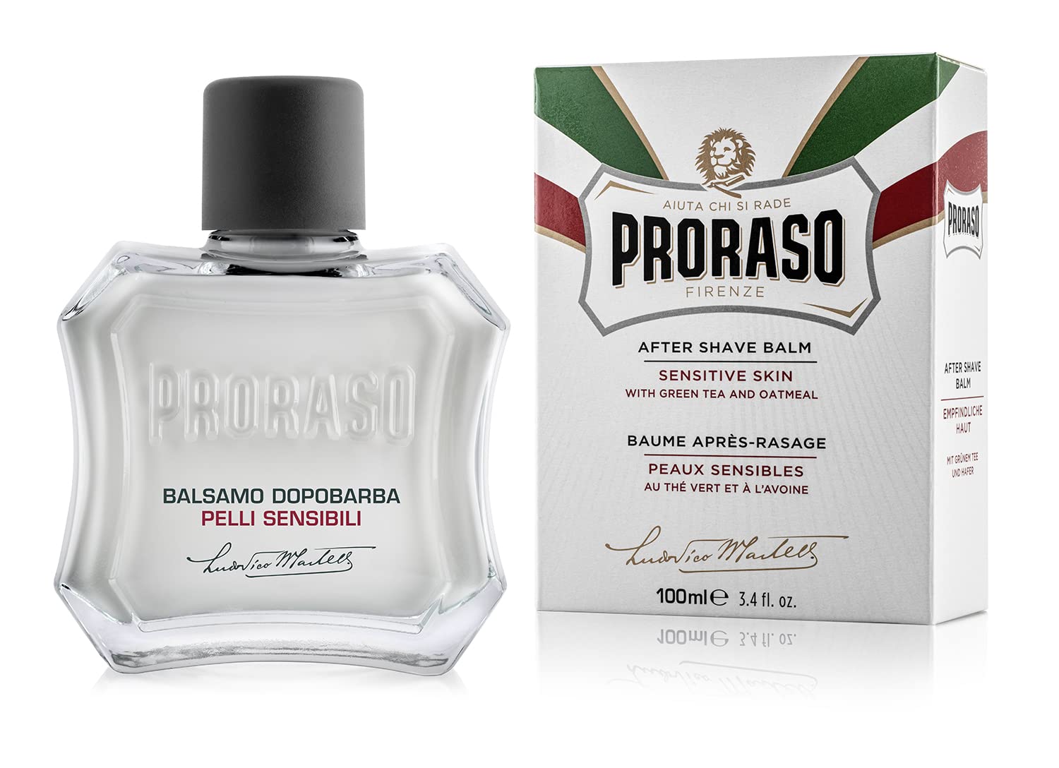 PRORASO PRORASO Aftershave Balm Sensitive Aftershave Emulsion Sensitive Skin Shaving Skin Care Made in Italy 100ml 100ml (x 1)
PRORASO PRORASO Aftershave Balm Sensitive Aftershave Emulsion Sensitive Skin Shaving Skin Care Made in Italy 100ml 100ml (x 1)