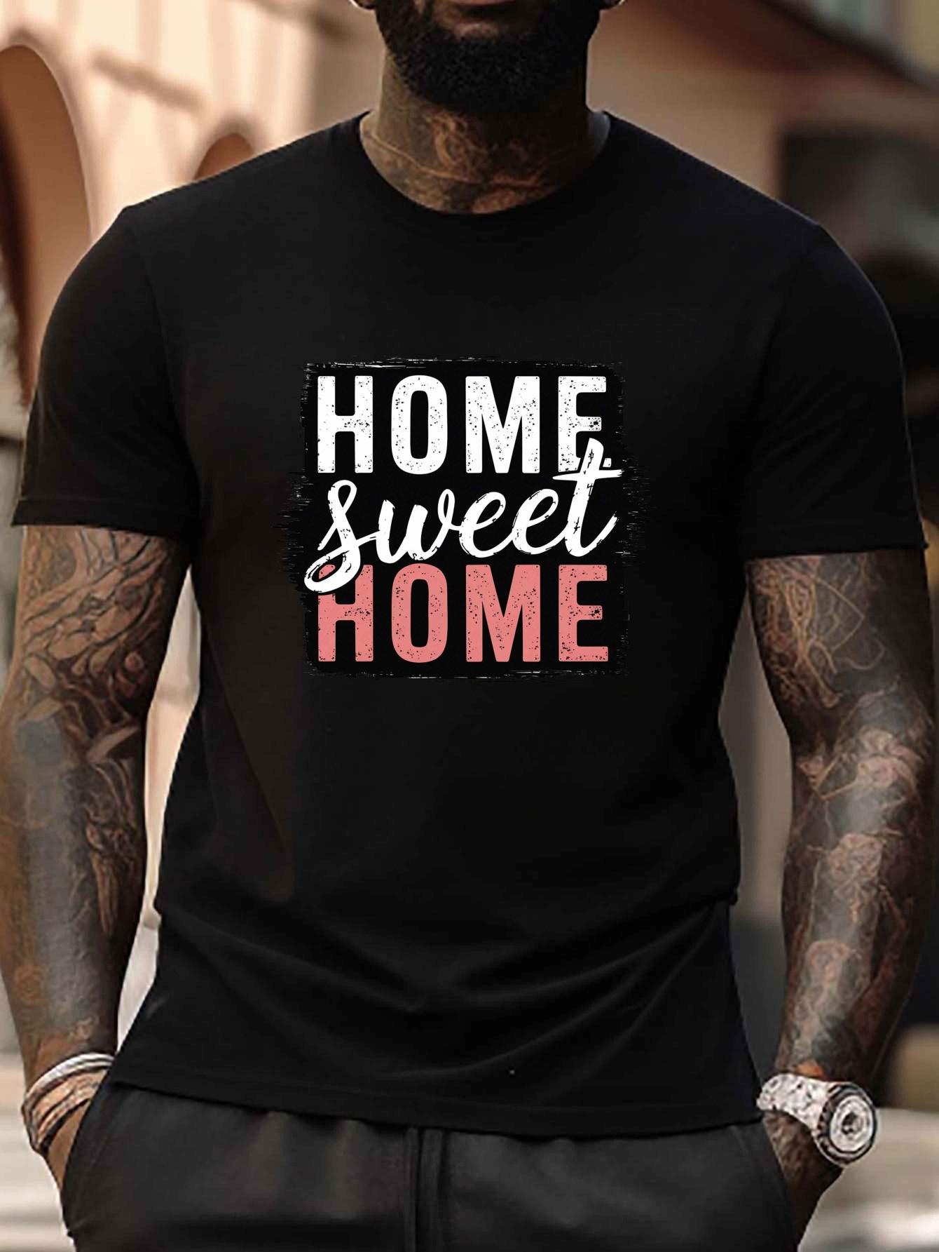 Big & Tall Plus Size Summer T-shirt - Home Sweet Home Graphic Print L
Big & Tall Plus Size Summer T-shirt - Home Sweet Home Graphic Print L