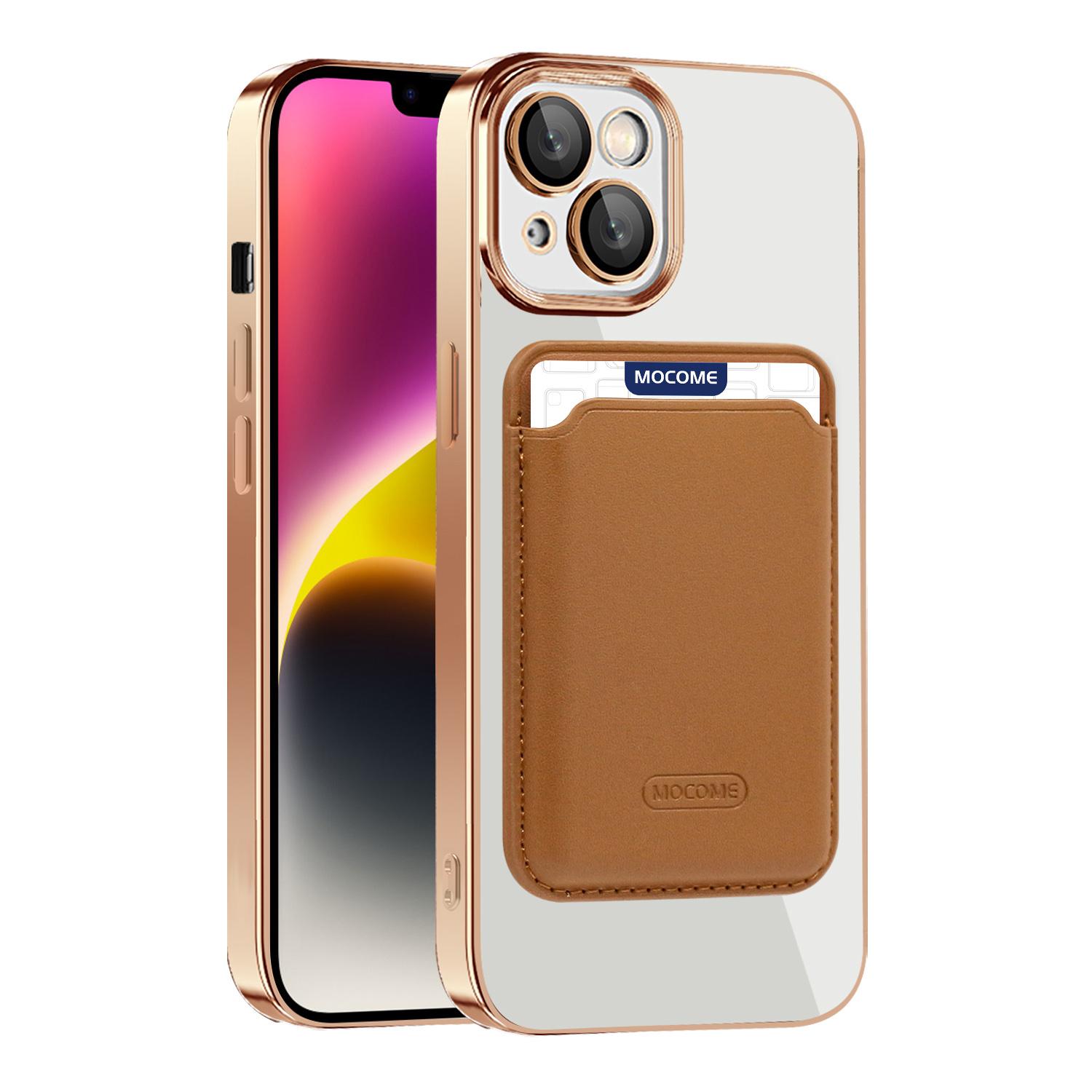 For iPhone 14 Plus TPU+PC Mobile Case Anti-scratch Magnetic Cover with Card Bag Purple
For iPhone 14 Plus TPU+PC Mobile Case Anti-scratch Magnetic Cover with Card Bag Purple