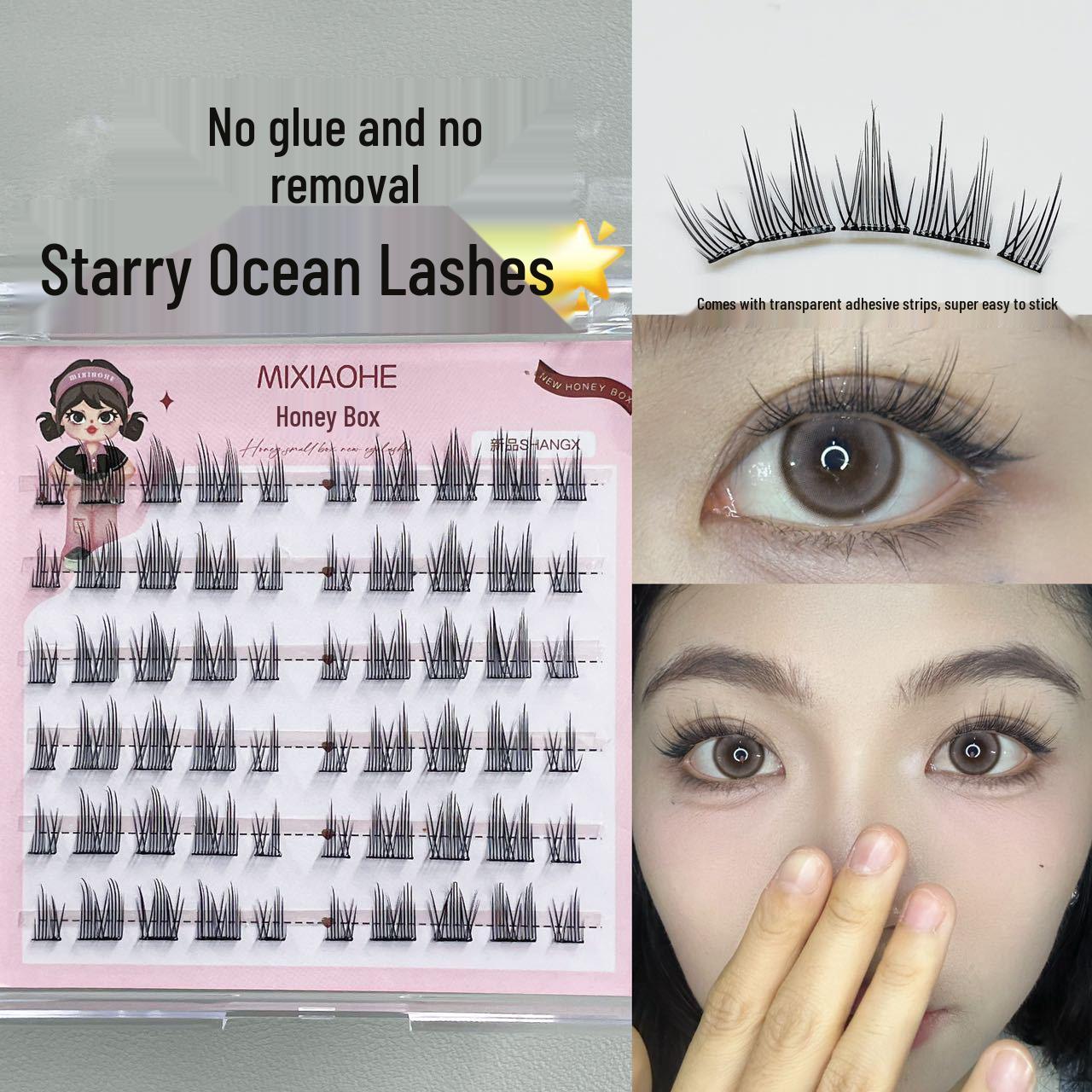 Glue-Free Clear Starry Eyelashes with Ultra-Fine Band - Daily Wear & Lively Look, Perfect for Mother s Day & On-Camera Moments
Glue-Free Clear Starry Eyelashes with Ultra-Fine Band - Daily Wear & Lively Look, Perfect for Mother s Day & On-Camera Moments