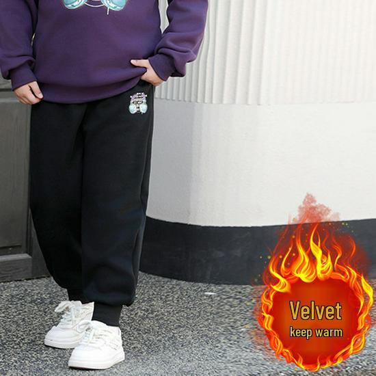 Plus Size Girls Fleece-Lined Sweatpants for Autumn/Winter 2024 - Stylish Winter Pants for Middle/Big Kids Size 170 for 110-130 kg
Plus Size Girls Fleece-Lined Sweatpants for Autumn/Winter 2024 - Stylish Winter Pants for Middle/Big Kids Size 170 for 110-130 kg