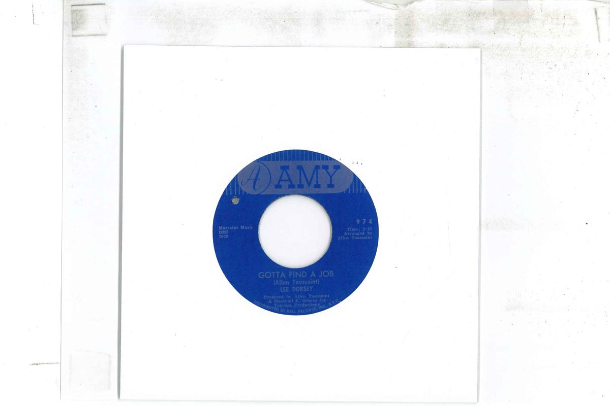 7inch Record LEE DORSEY - Rain Rain Go Away / Gotta Find A Jo 974 AMY US Soul/Funk Used
7inch Record LEE DORSEY - Rain Rain Go Away / Gotta Find A Jo 974 AMY US Soul/Funk Used