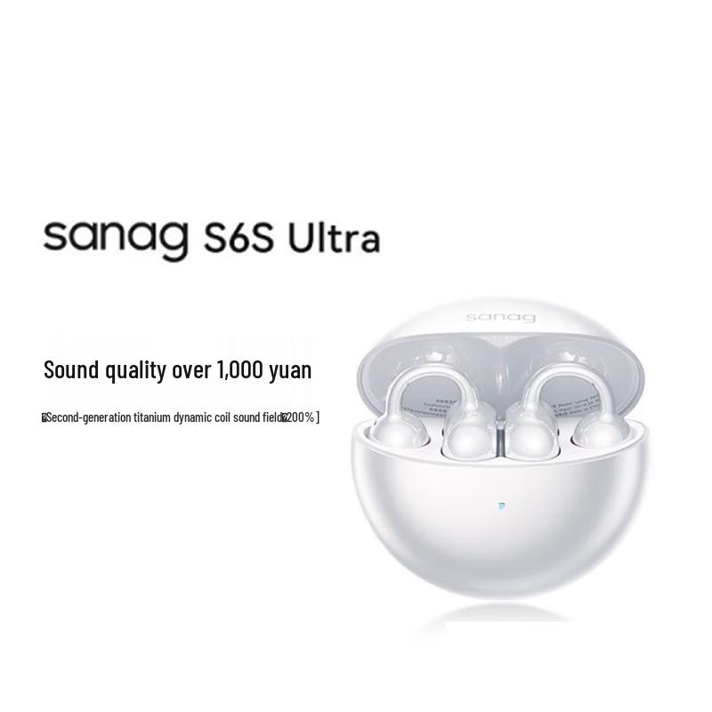 SANAG S6S Ultra AI Ear Clip Bluetooth Headphones
SANAG S6S Ultra AI Ear Clip Bluetooth Headphones