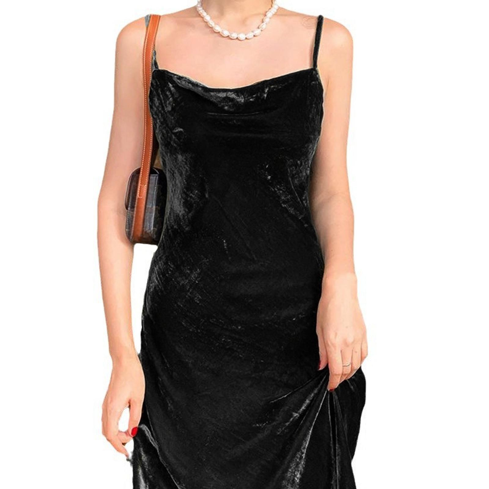 Waist Up Suspender Dress For Women, Vintage Mid Length Skirt, Velvet Versatile Base Skirt S чёрный
Waist Up Suspender Dress For Women, Vintage Mid Length Skirt, Velvet Versatile Base Skirt S чёрный