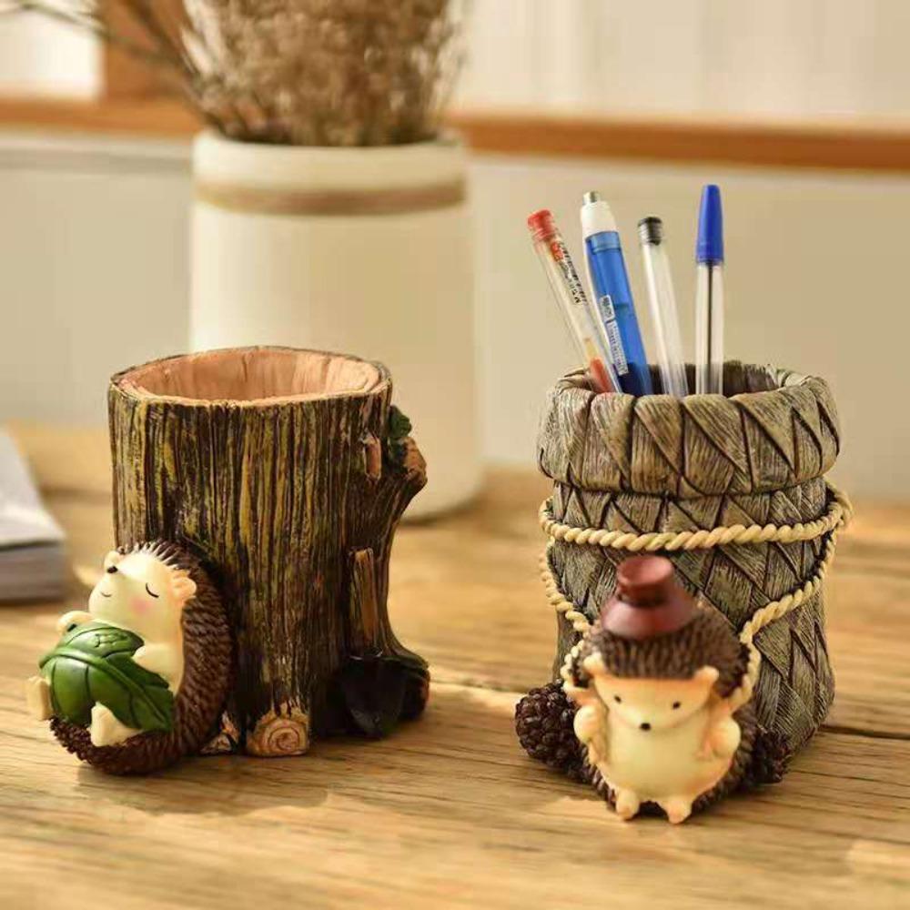 Cartoon Animals Pen Organizer Resin Art Pen Storage Container Desk Accessories Box hug leaves
Cartoon Animals Pen Organizer Resin Art Pen Storage Container Desk Accessories Box hug leaves